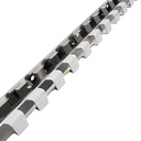 SOPORTE ACERO P/CORTINA PVC 1,2 Mtrx 1.5mm DEGAR 