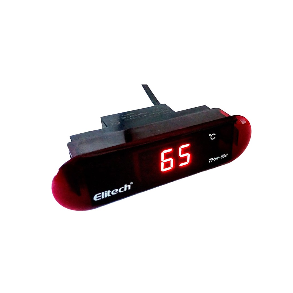 Termometro Para Empotrar Digital Cuadrado -50 A 120ºc Tpm-960 Elitech