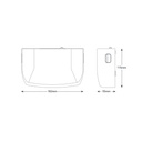 Bomba Drenaje 12 Lts/Hr   Altura 10Mts 54Kbtu 220V/1F Mini Blanc  Aspen