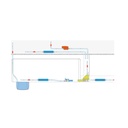 Bomba Drenaje 12 Lts/Hr   Altura 10Mts 54Kbtu 220V/1F Mini Orange  Aspen