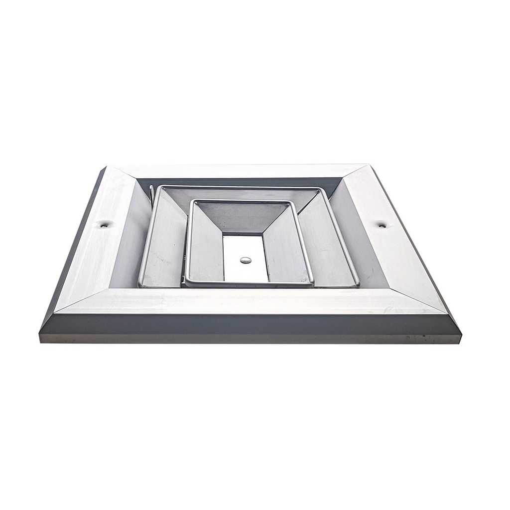 Difusor Aluminio A 3V Sin Control 10" X 10"   Venas Recta