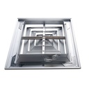 Difusor Aluminio A 3V Sin Control 10" X 10"   Venas Recta