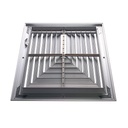 Difusor Aluminio A 3V Sin Control 14" X 14" Venas Recta