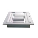 Difusor Aluminio C 4V Con Control 10" X 10" Venas Curva