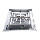 Difusor Aluminio C 4V Sin Control 10" X 10" Venas Recta