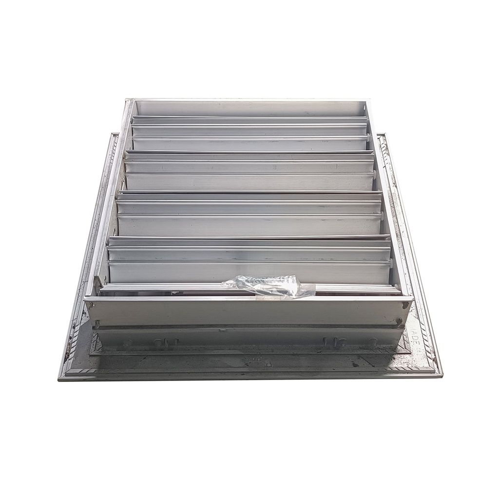 Difusor Aluminio D 4V Con Control 12" X 12" Venas Curva