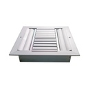 Difusor Aluminio D 4V Con Control 12" X 12" Venas Recta