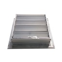 Difusor Aluminio D 4V Con Control 12" X 12" Venas Recta