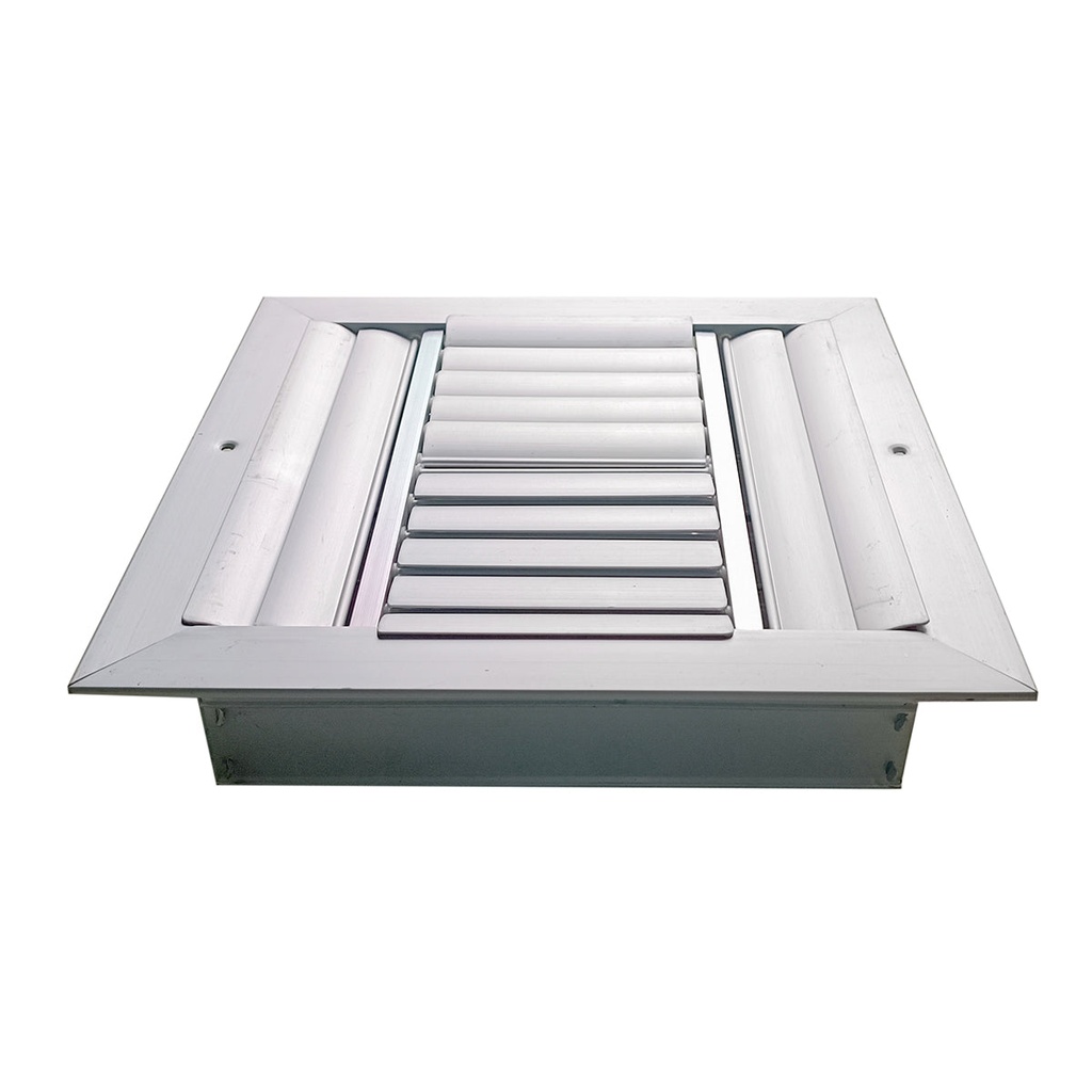 Difusor Aluminio E 4V Con Control 14" X 14" Venas Recta