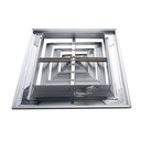 Difusor Aluminio E 4V Sin Control 14" X 14" Venas Recta