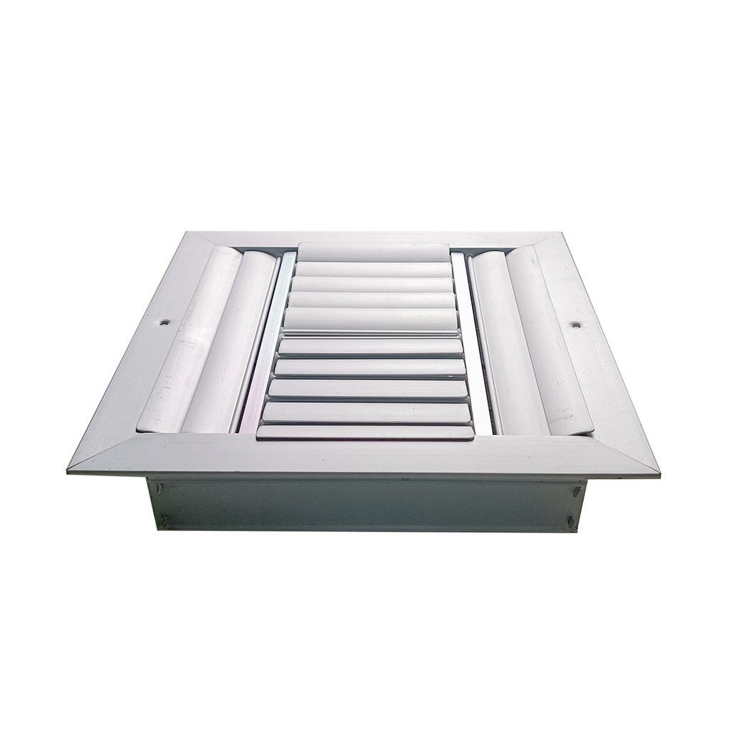 Difusor Aluminio F 4V Con Control 16" X 16" Venas Recta
