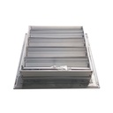 Difusor Aluminio G 4V Con Control 18" X 18" Venas Recta