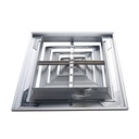 Difusor Aluminio G 4V Sin Control 18" X 18" Venas Recta