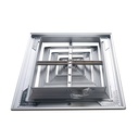 Difusor Aluminio I 4V Sin Control 22" X 22" Venas Recta