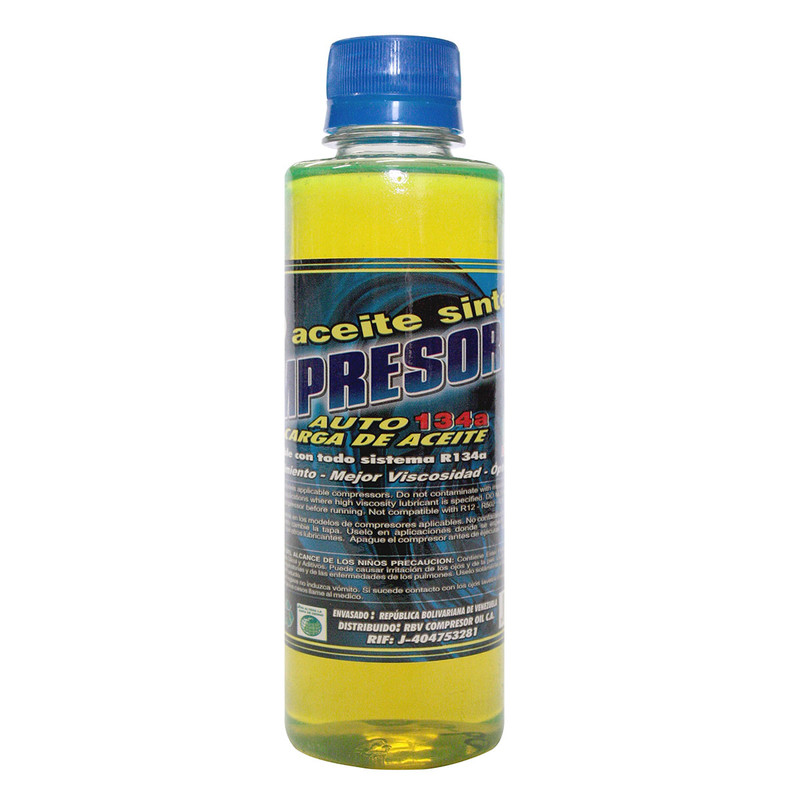 ACEITE SINTETICO PAG-46 R134 UV 8oz COMPRESOR OIL*