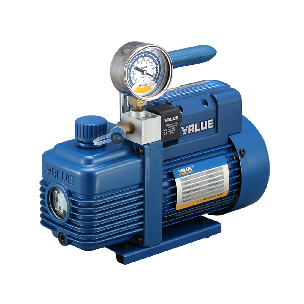 BOMBA VACIO 3/4HP 7CFM-15MICRON 2 ETAPAS 220V/60HZ V-i260SV VALUE