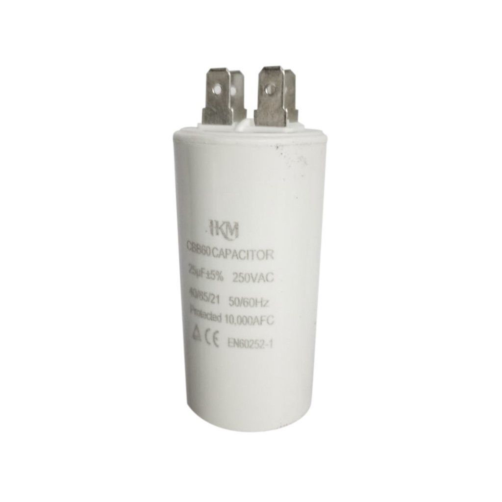 CAPACITOR DE BOMBA DE AGUA 25MFD 250VAC*