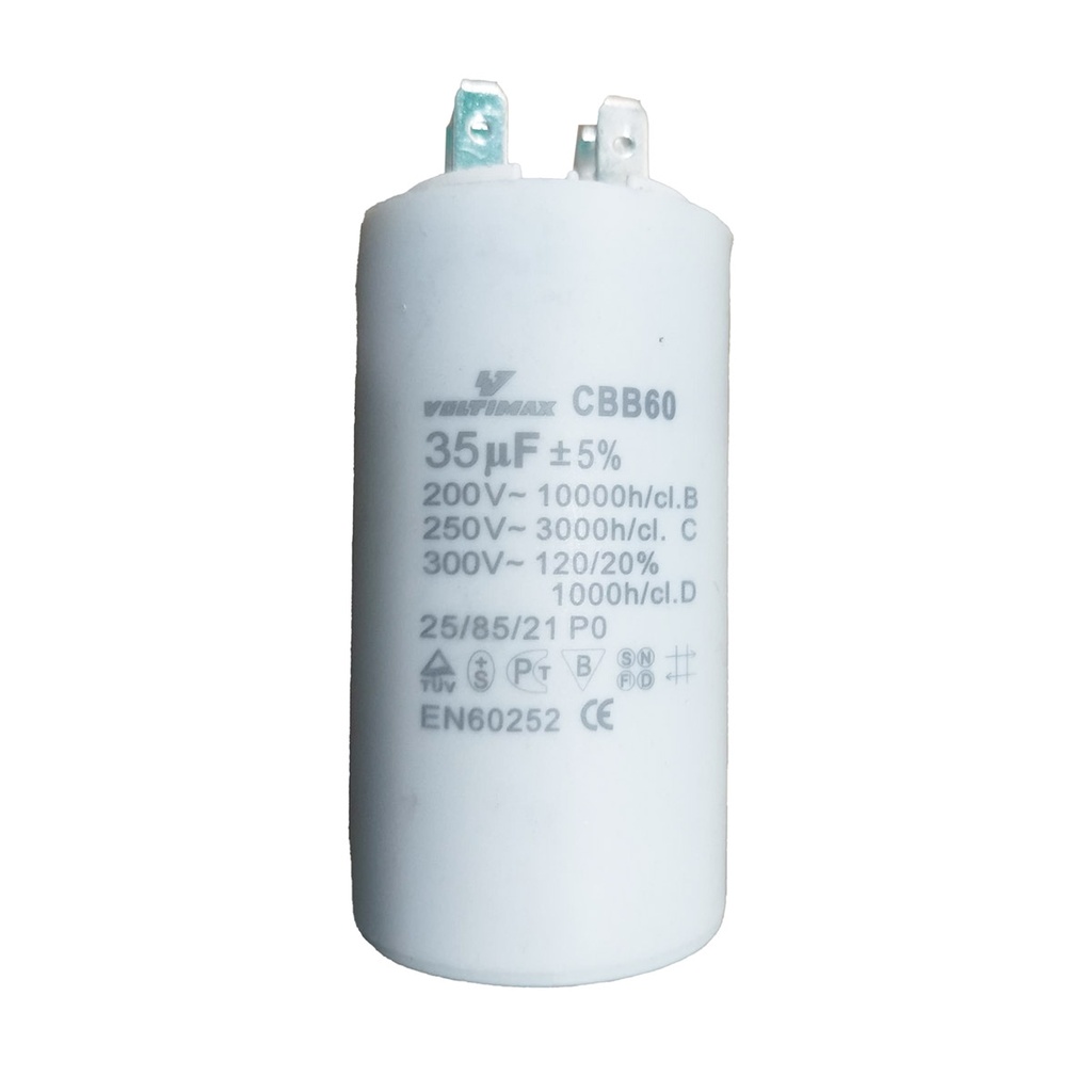 CAPACITOR DE BOMBA DE AGUA 35MFD 250VAC*