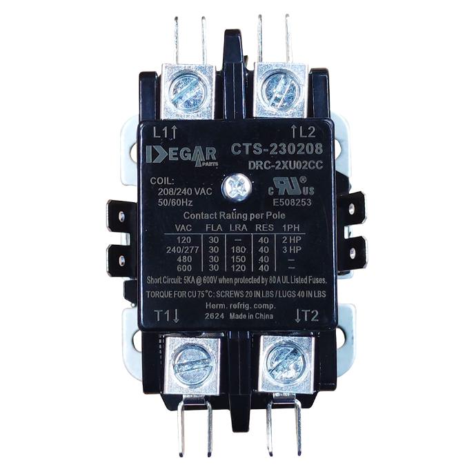 CONTACTOR PREMIUM  2x30Ax24V CTS-23024  DEGAR 