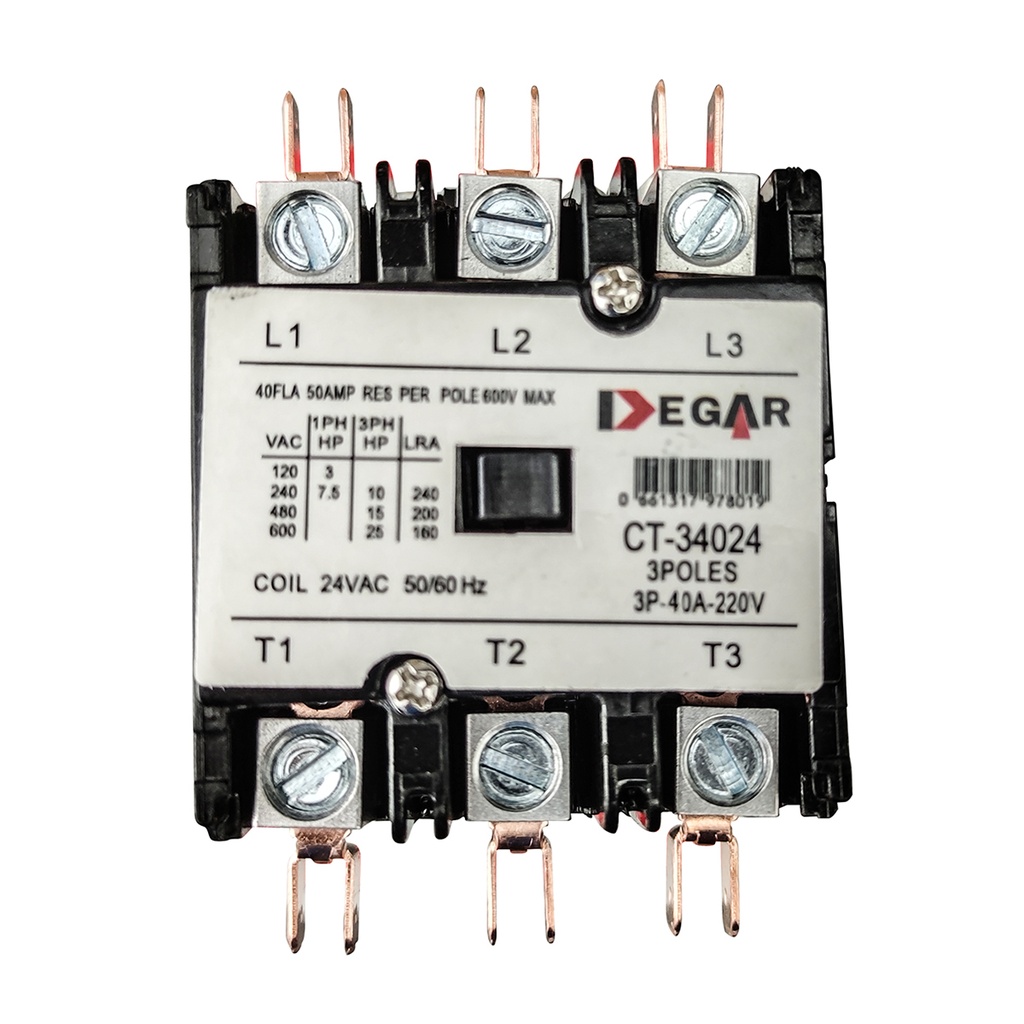 CONTACTOR Q 3x60Ax208V  DEGAR