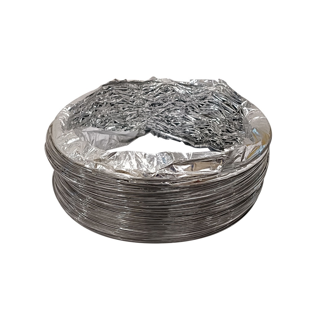MANGUERA A/A FLEXIBLE 6"x3m S/AISLANTE ALUMINIZADA