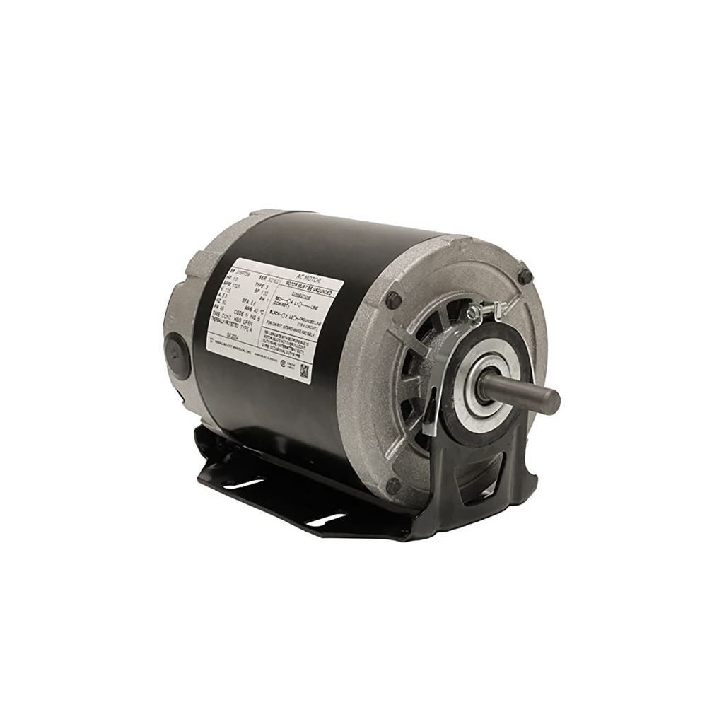 MOTOR 1E 1/2HP 1300RPM 3V C/OREJA 220V/1F AO SMITH*