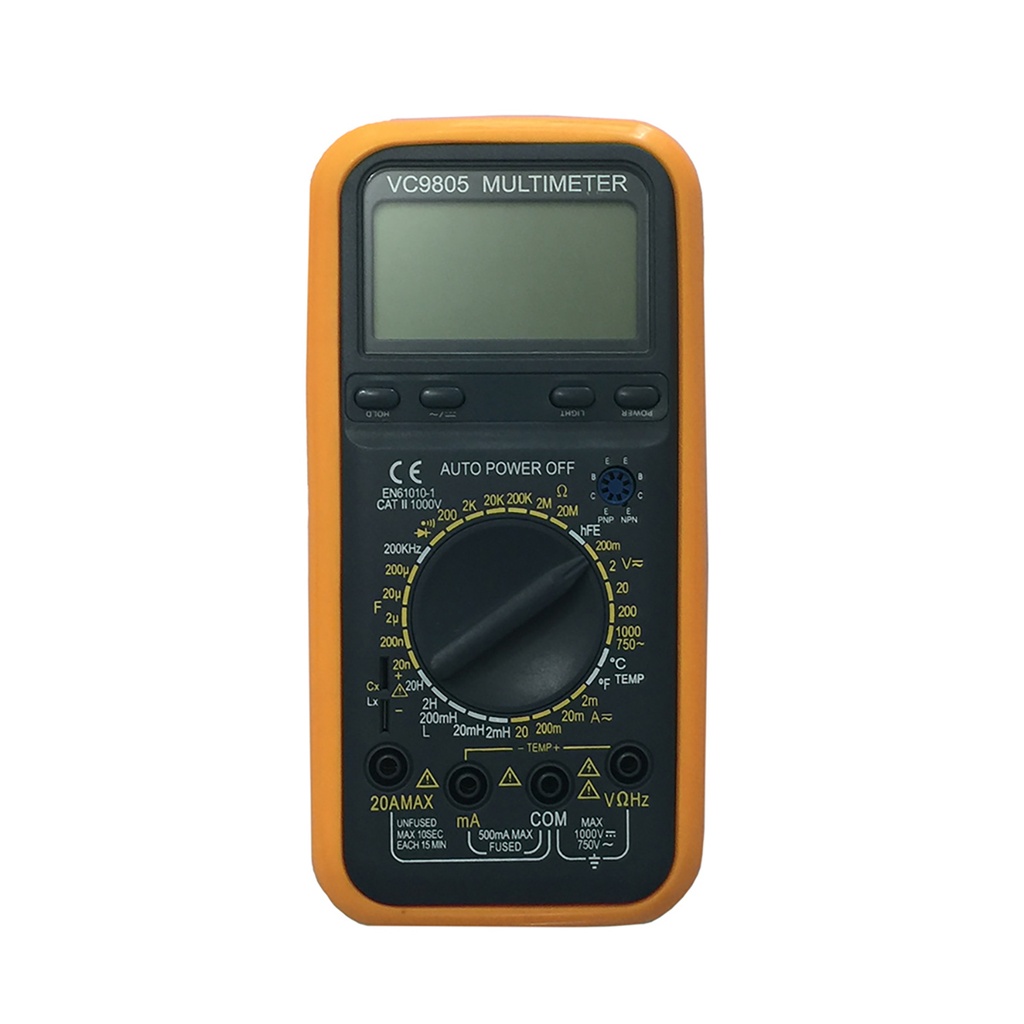 MULTIMETRO DIGITAL (CAP, VOLT, AMP, TEMP, TERM) VC98*