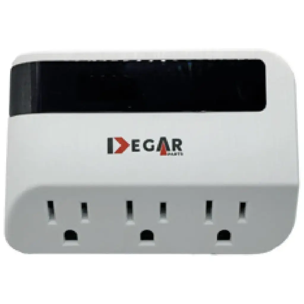 PROTECTOR EQUIPOS ELECTRONICO 3TOMAS  110V  DEPAR- 120R DEGAR