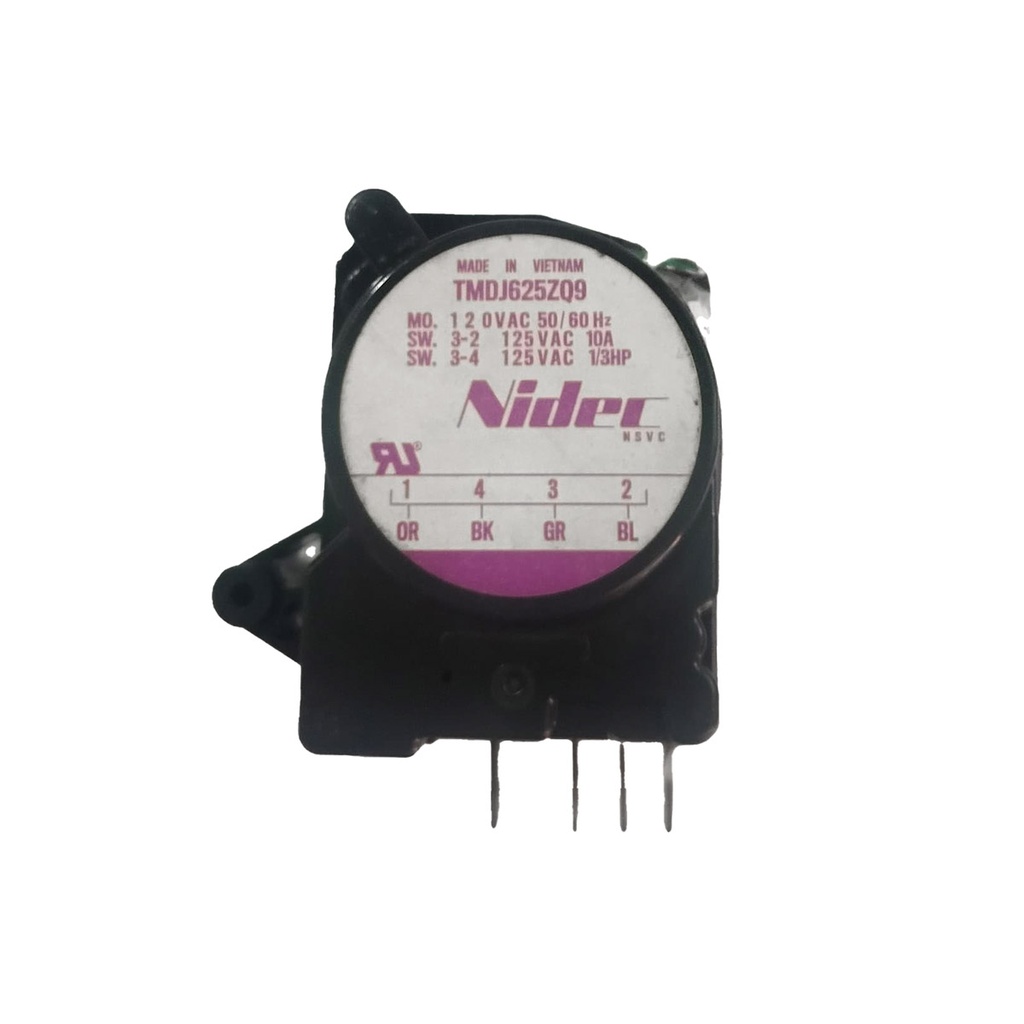 TIMER DEFROST NEGRO 6Hr-25 Min 1432 TMDJ625ZQ9 WHIRLPOOL