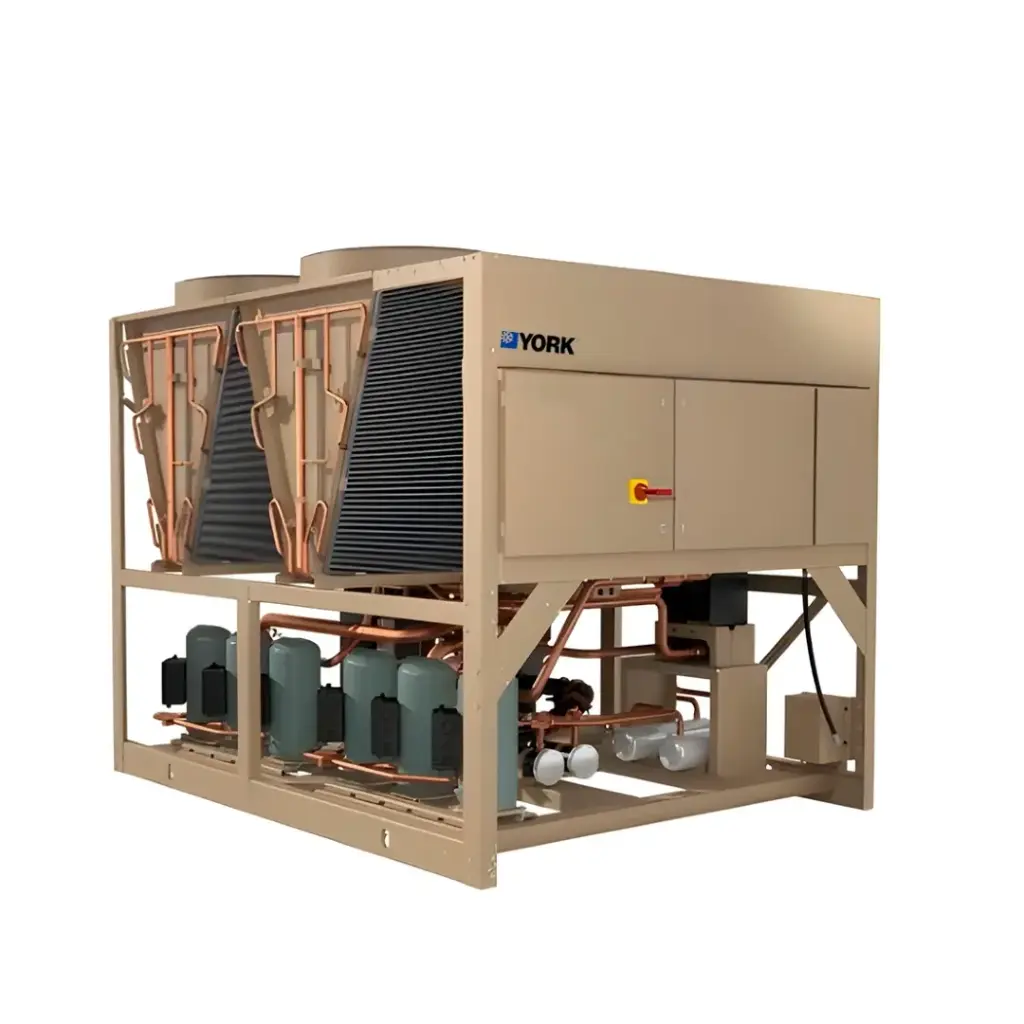 CHILLER ENFRIADO POR AIRE 100TON COMPRESOR SCROLL MICROCHANEL R410A 460V/3F YLAA0100SE46 YORK